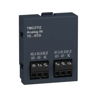 Schneider Electric TMC2TI2, Modicon M221, Programlanabilir Lojik Kontrolörler için Kartuş Tip Analog Sıcaklık Giriş Modülü