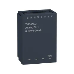 Schneider Electric TMC4AQ2, Modicon M241, Programlanabilir Lojik Kontrolörler için Kartuş Tip Analog Çıkış Modülü, 2 Analog Çıkış