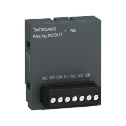 Schneider Electric TMCR2AM3, Modicon M200, Programlanabilir Lojik Kontrolörler için 12 Bit Analog Giriş Çıkış Kartuşu, 2 Analog Giriş, 1 Analog Çıkış