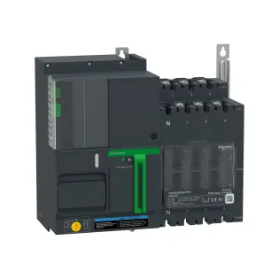 Schneider Electric TR25D3R1604TPE, TransferPacT, 160 Amper, 3 Kutuplu, Remote Otomatik Transfer Şalteri, TR25, LCD Ekranlı, Uzaktan Konrollü