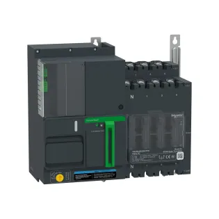 Schneider Electric TR25D4R2502TPE, TransferPacT, 250 Amper, 4 Kutuplu, Remote Otomatik Transfer Şalteri, TR25, LCD Ekranlı, Uzaktan Konrollü