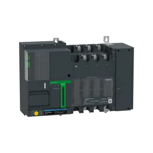 Schneider Electric TR80D3R8002TPE, TransferPacT, 800 Amper, 3 Kutuplu, Remote Otomatik Transfer Şalteri, TR80, LCD Ekranlı, Uzaktan Konrollü