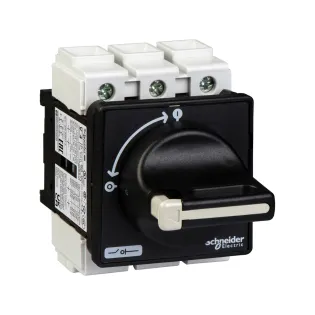 Schneider Electric VBF4, TeSys Vario, 80 Amper, 22 kW, Ana Şalter, Siyah