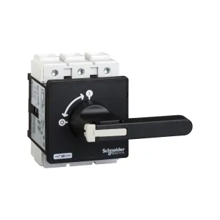 Schneider Electric VBF5, TeSys Vario, 125 Amper, 30 kW, Ana Şalter, Siyah