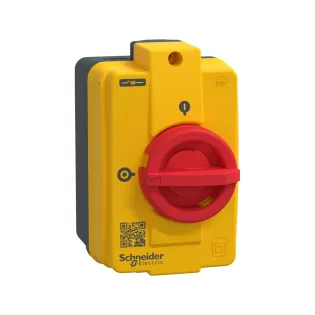 Schneider Electric VCFN20GE, TeSys Mini Vario, 20 Amper, 4 kW, Kutulu Emniyet Şalteri, Kırmızı-Sarı