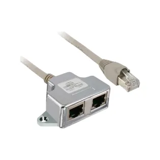 Schneider Electric VW3A8306TF10, Modbus T Bağlantı Kablosu, 1m, 1xRJ46 Erkek ve 2xRJ45 Dişi