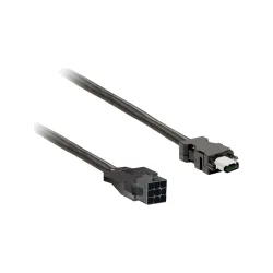 Schneider Electric VW3M5A11R05, Easy Lexium 16, 0.1-1 kW Servo Sürücü ve Motorlar için Güç Kablosu, 4x0.75 mm², 5mt