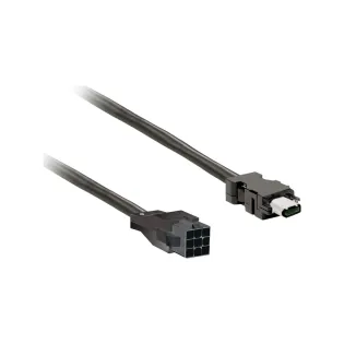Schneider Electric VW3M8A11R05, Easy Lexium 16, 0.1-1 kW Servo Sürücü ve Motorlar için Encoder Kablosu, 5mt