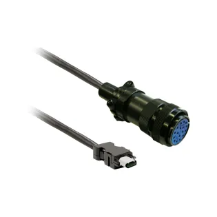 Schneider Electric VW3M8A21R05, Easy Lexium 16, 1-1.5 kW Servo Sürücü ve Motorlar için Encoder Kablosu, 5mt