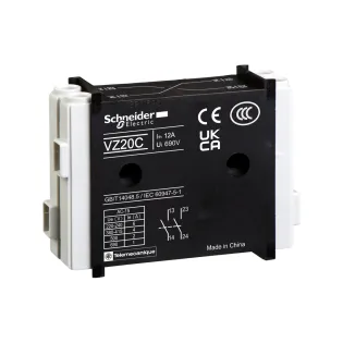 Schneider Electric VZ20, TeSys Vario, V*F Şalterler için Yardımcı Kontak, 2NA