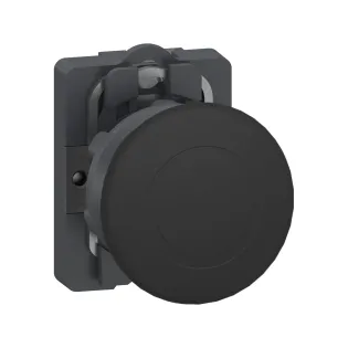 Schneider Electric XA2AC21, Harmony Stil 2, Siyah, 40mm Yaylı Mantar Buton, 1NA, 22mm