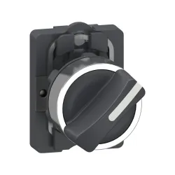 Schneider Electric XA2AD41, Harmony Stil 2, Siyah, Geri Dönüşlü Mandal Buton, 0-1 Konumlu, 1NA, 22mm