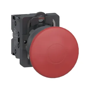 Schneider Electric XA2AT42, Harmony Stil 2, Kırmızı, 40mm Çekerek Serbest Bırakmalı Acil Stop Butonu, 1NK, 22mm