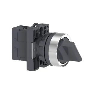 Schneider Electric XA2ED41, Harmony Stil 2, Siyah, Geri Dönüşlü Mandal Buton, 0-1 Konumlu, 1NA, 22mm
