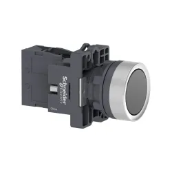 Schneider Electric XA2EH021, Harmony Stil 2, Siyah, Kalıcı Buton, 1NA, 22mm
