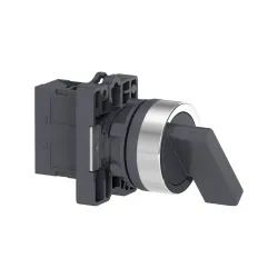 Schneider Electric XA2EJ21, Harmony Stil 2, Siyah, Uzun Mandallı Buton, 0-1 Konumlu, 1NA, 22mm