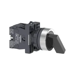 Schneider Electric XA2EJ25, Harmony Stil 2, Siyah, Uzun Mandallı Buton, 0-1 Konumlu, 1NA+1NK, 22mm