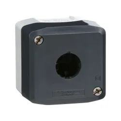 Schneider Electric XALD01, Harmony XALD, 1 Adet 22mm Buton için Boş Buton Kutusu, Açık Gri/Koyu Gri