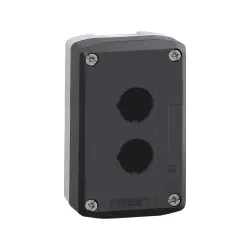 Schneider Electric XALD02, Harmony XALD, 2 Adet 22mm Buton için Boş Buton Kutusu, Açık Gri/Koyu Gri