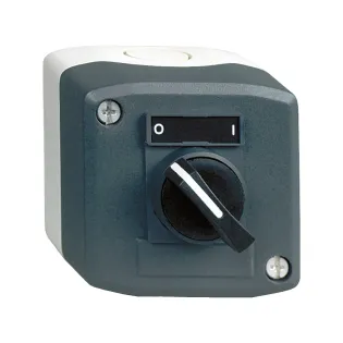 Schneider Electric XALD134, Harmony XALD, Siyah, Kutulu Mandal Buton, 0-1 Konumlu, 1NA