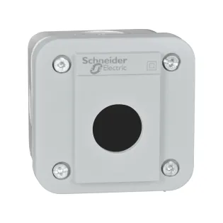 Schneider Electric XALE1, Harmony XALE, 1 Adet 22mm XB7 Buton için Boş Buton Kutusu, Açık Gri