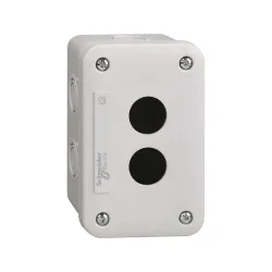 Schneider Electric XALE2, Harmony XALE, 2 Adet 22mm XB7 Buton için Boş Buton Kutusu, Açık Gri