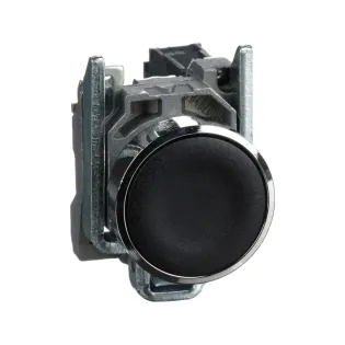 Schneider Electric XB4BA21, Harmony Stil 4, Siyah, Yaylı Buton, 1NA, 22mm