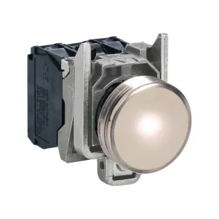 Schneider Electric XB4BV61, Harmony Stil 4, Beyaz, Sinyal Lambası, Ampülsüz, 22mm