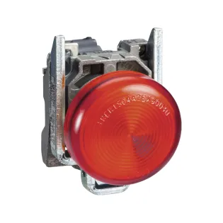 Schneider Electric XB4BV64, Harmony Stil 4, Kırmızı, Sinyal Lambası, Ampülsüz, 22mm