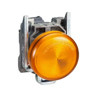 Schneider Electric XB4BV65, Harmony Stil 4, Sarı, Sinyal Lambası, Ampülsüz, 22mm