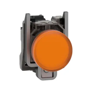 Schneider Electric XB4BVB5, Harmony Stil 4, Sarı, Sinyal Lambası, 24 Volt AC/DC, 22mm