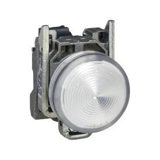 Schneider Electric XB4BVM1, Harmony Stil 4, Beyaz, Sinyal Lambası, 230 Volt AC, 22mm