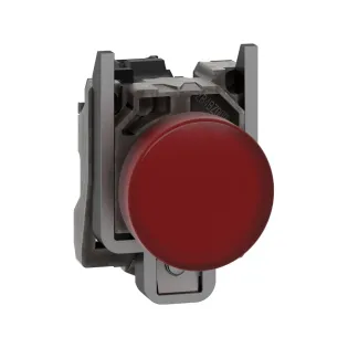 Schneider Electric XB4BVM4, Harmony Stil 4, Kırmızı, Sinyal Lambası, 230 Volt AC, 22mm
