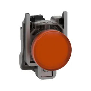 Schneider Electric XB4BVM5, Harmony Stil 4, Sarı, Sinyal Lambası, 230 Volt AC, 22mm