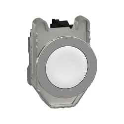 Schneider Electric XB4FA11, Harmony Plus Stil 4, Beyaz, Yaylı Buton, 1NA, 30mm