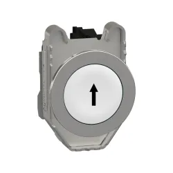 Schneider Electric XB4FA3341, Harmony Plus Stil 4, Beyaz, "↑" Ok İşaretli Yaylı Buton, 1NA, 30mm