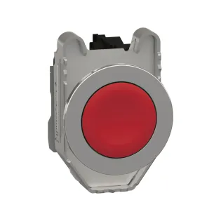 Schneider Electric XB4FA42, Harmony Plus Stil 4, Kırmızı, Yaylı Buton, 1NK, 30mm
