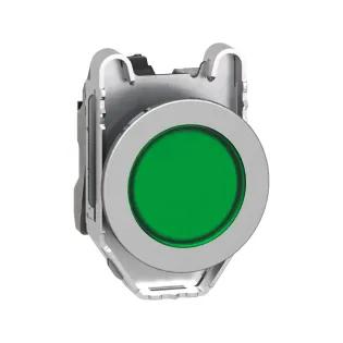 Schneider Electric XB4FVB3, Harmony Plus Stil 4, Yeşil, Sinyal Lambası, 24 Volt AC/DC, 30mm