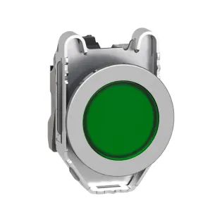Schneider Electric XB4FVM3, Harmony Plus Stil 4, Yeşil, Sinyal Lambası, 230 Volt AC, 30mm