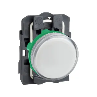 Schneider Electric XB5AV61, Harmony Stil 5, Beyaz, Sinyal Lambası, Ampülsüz, 22mm