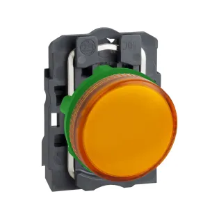 Schneider Electric XB5AV65, Harmony Stil 5, Sarı, Sinyal Lambası, Ampülsüz, 22mm
