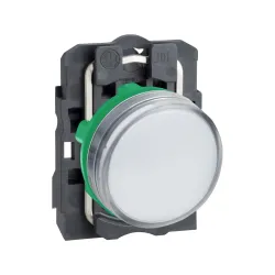 Schneider Electric XB5AVM1, Harmony Stil 5, Beyaz, Sinyal Lambası, 230 Volt AC, 22mm