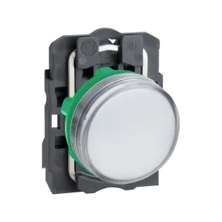 Schneider Electric XB5AVM1, Harmony Stil 5, Beyaz, Sinyal Lambası, 230 Volt AC, 22mm