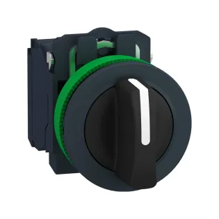 Schneider Electric XB5FD53, Harmony Plus Stil 5, Siyah, Geri Dönüşlü Mandal Buton, 1-0-2 Konumlu, 2NA, 30mm