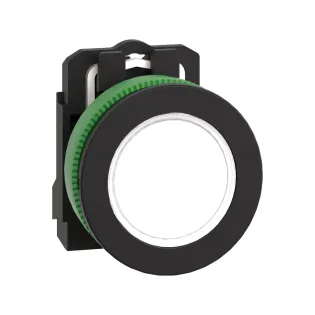 Schneider Electric XB5FVM1, Harmony Plus Stil 5, Beyaz, Sinyal Lambası, 230 Volt AC, 30mm