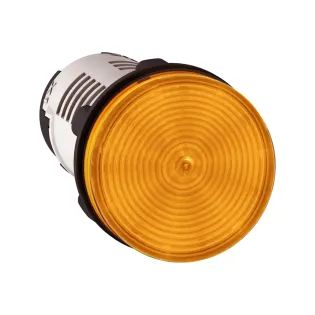Schneider Electric XB7EV08MP, Harmony Stil 7, Turuncu, Monoblok Sinyal Lambası, 230 Volt AC, 22mm
