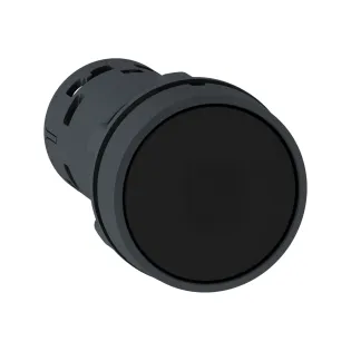 Schneider Electric XB7NA21, Harmony Stil 7, Siyah, Monoblok Yaylı Buton, 1NA, 22mm