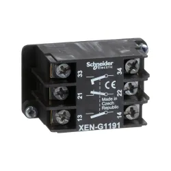 Schneider Electric XENG1191, Harmony XAC, Vinç Kumandaları için 2 Kademeli Kontak Blok, Gecikmeli, 2NA+1NK