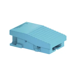 Schneider Electric XPEM110, Harmony XPE, Mavi Metal Gövdeli Koruma Kapaksız Ayak Şalteri, 1 Kademeli, 1NA+1NK, IP66