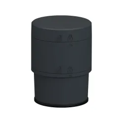 Schneider Electric XV6C21B, Harmony XV6, Ø60mm Işıklı Kolon Taban Modülü, 24 Volt AC/DC, Doğrudan ve Boru Montaj Adaptörlü, Kapak Dahil